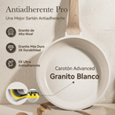 Juego De Panelas 5 Piezas + Utensilios | Antiadherente De Granito Con Mango De Madera