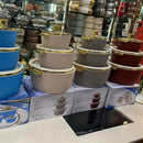 Set De 3 Panelas Con Revestimiento Antiadherente – Prácticas Y Durables