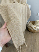 Manta Marrom Barroco 1,40X2,30