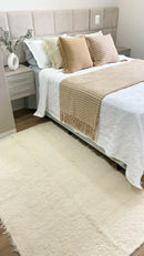 Manta Quadriculada Marrom 1,20X1,80